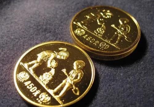 我国首套国际题材金币，有部分曾因苏联侵阿而被熔毁当做黄金出售