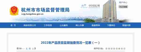 2022年杭州市文体用品质量抽查检验信息发布